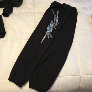 VS PINK sequin sweatpants